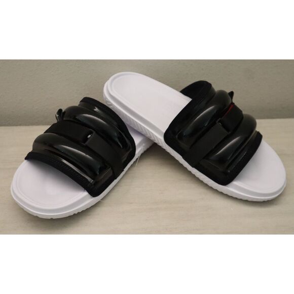 Jordan DM1683-061 Men Sz 13 Black/Red/White Super Play Slip-On Slide Sandals - Picture 13 of 14